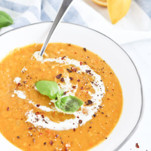 Red Lentil Soup with Lemon