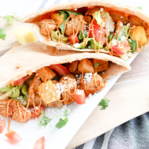 Paprika Pineapple Pork Pita