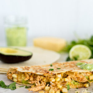 Elote Chicken Quesadilla