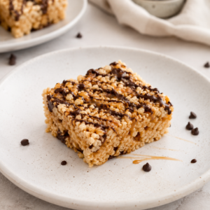 Salted Caramel Rice Crispy Bars